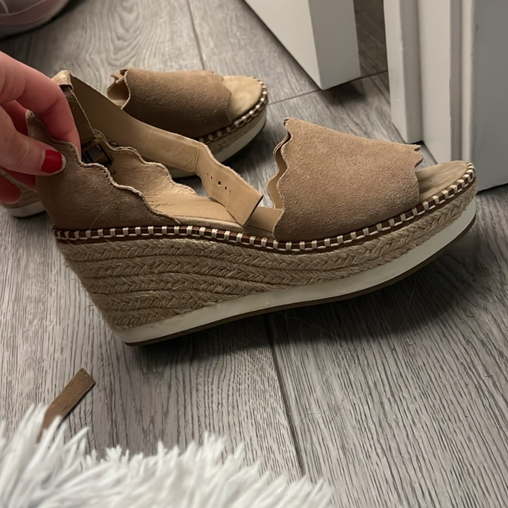 WORN ONCE - great condition, cute wedges!